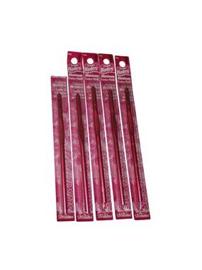 Susan Bates Silvalume Aluminum Crochet Hook Lot Of 5 Size 5.5mm I-9